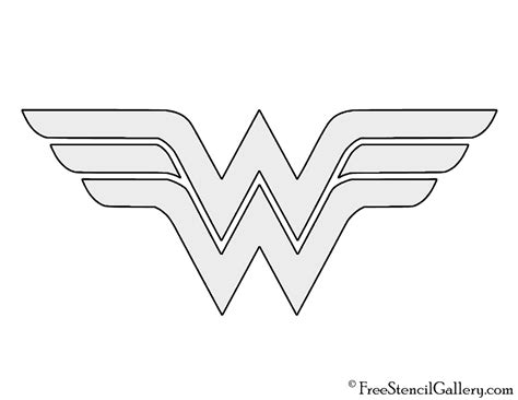 Wonder Woman Stencil Printable